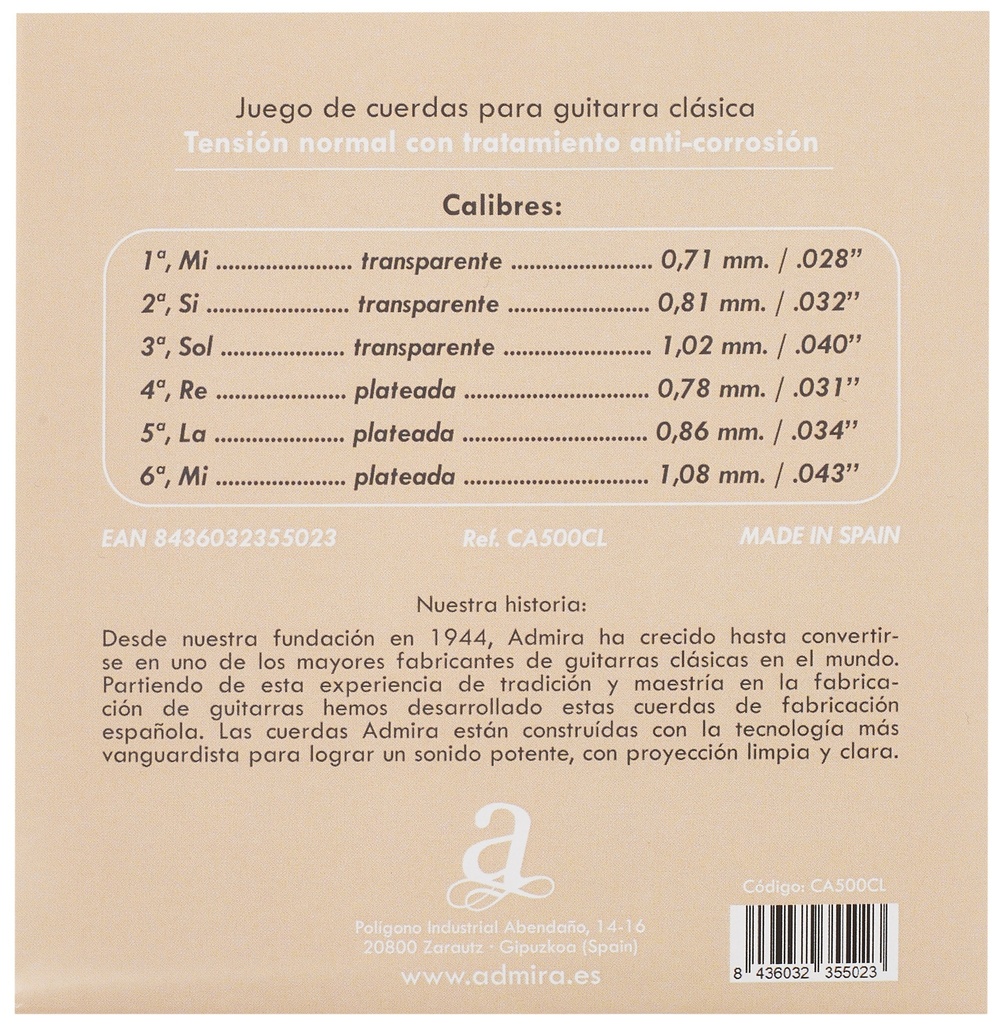 JUEGO ADMIRA CLASICA