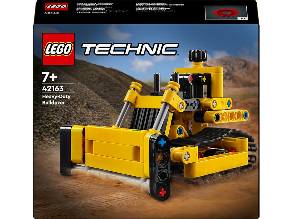 LEGO Technic 42163 Heavy-Duty Bulldozer in Multi